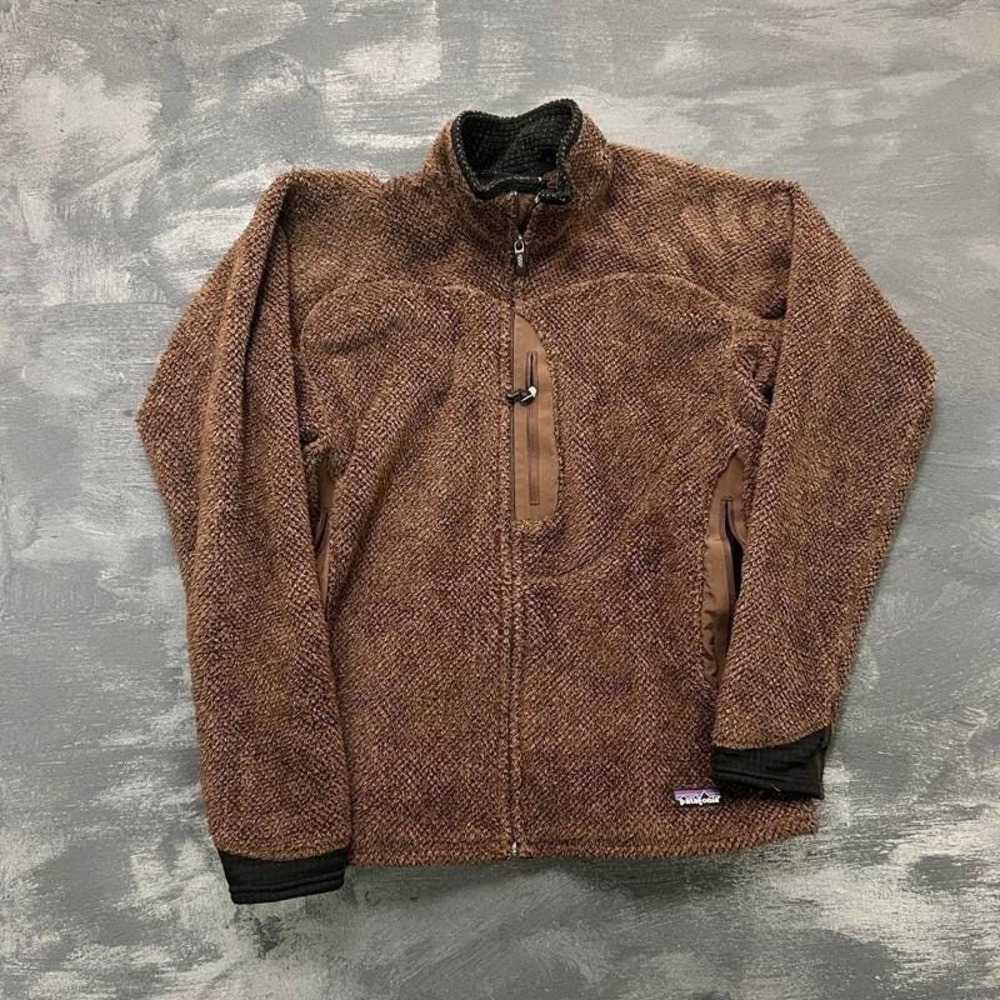 Vintage Patagonia R2 Fleece Women's XL Brown 2000s Zip Up